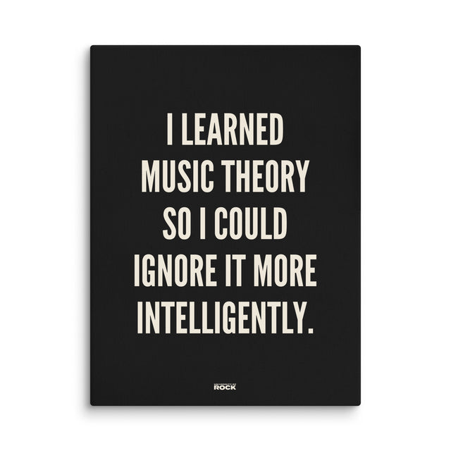 I Learned Music Theory