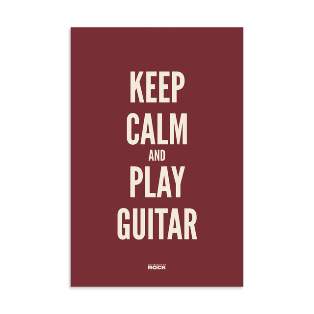 Keep Calm Guitar β Art Print