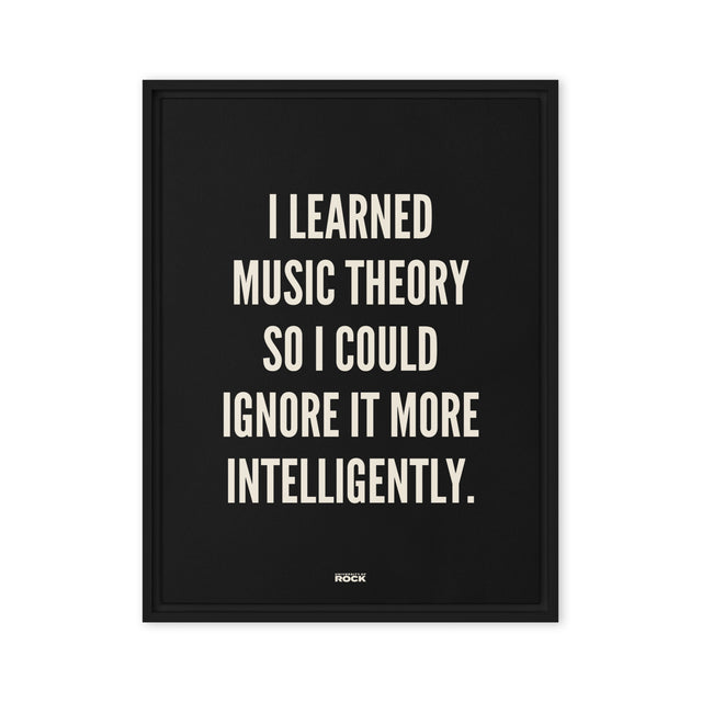 I Learned Music Theory