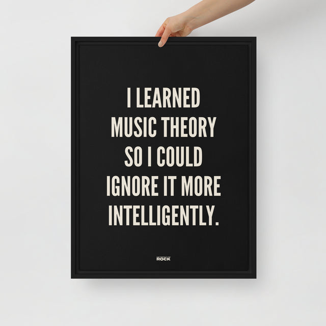 I Learned Music Theory