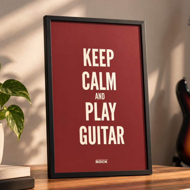 Keep Calm Guitar β Art Print