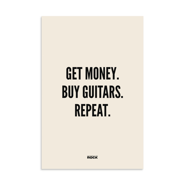 Guitar Addiction — Art Print