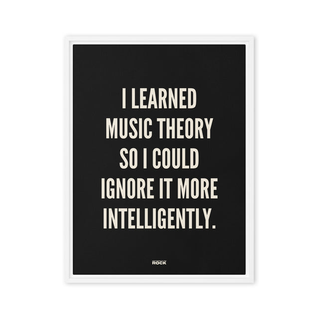 I Learned Music Theory